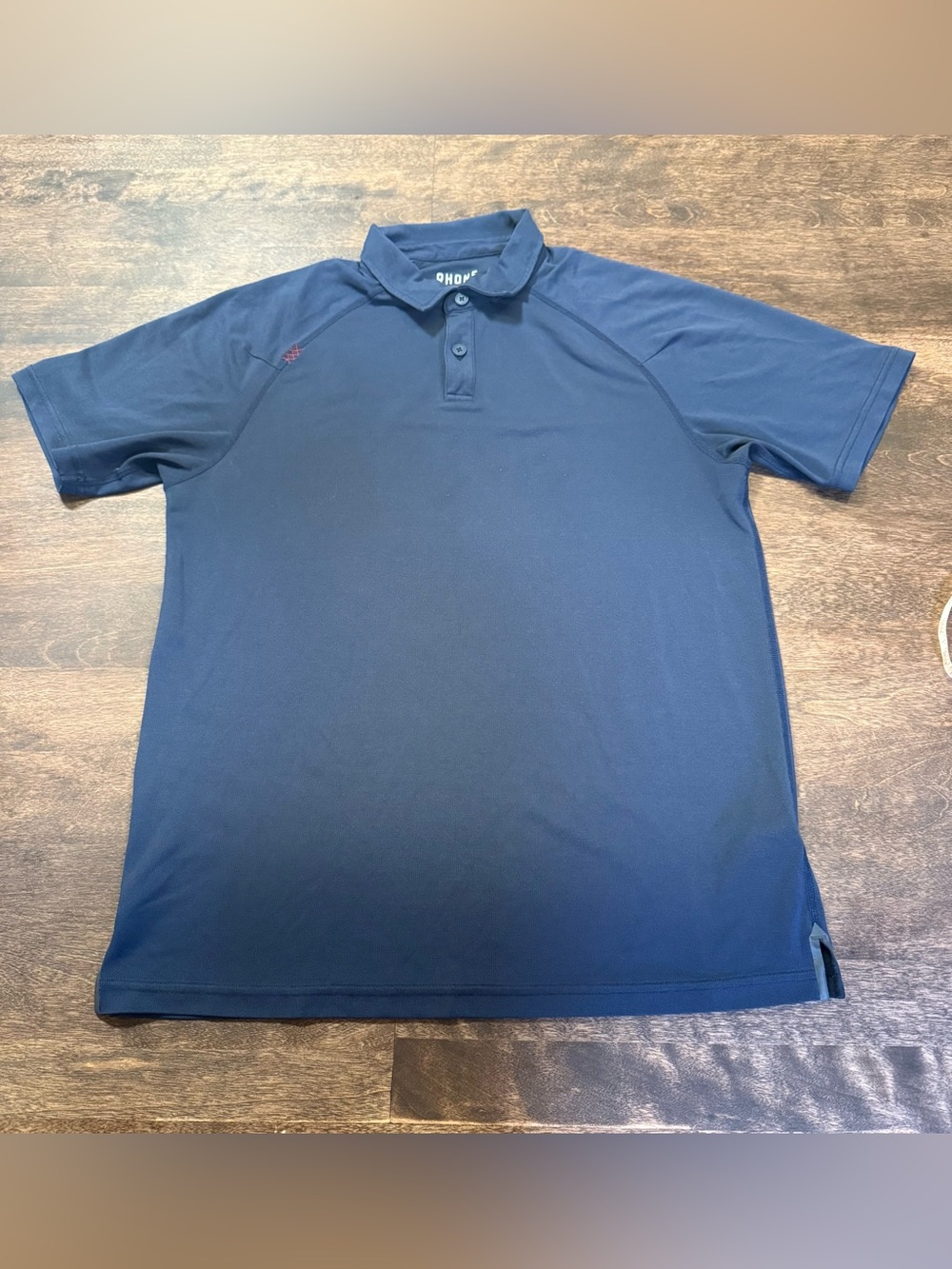 RHONE Men's Navy Blue Performance Polo